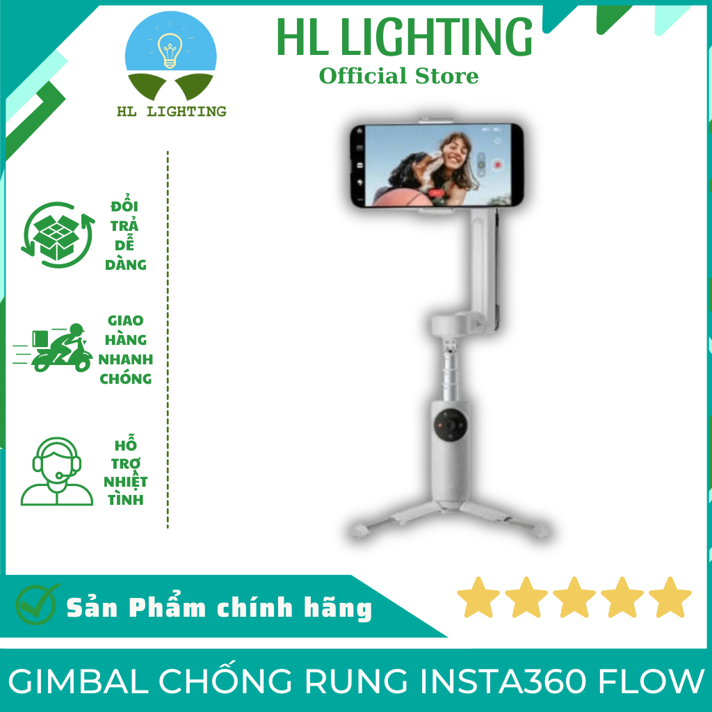 Gimbal Chống Rung Insta360 Flow - Gậy Selfie, Chân Máy, Theo Dõi Chủ ...