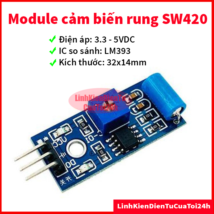 Mạch Module cảm biến rung SW-420 | Shopee Việt Nam