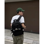 Balo nam nữ đi học đi làm BAMA Mesh Fabric Backpack MF102 chống nước nhiều ngăn laptop 15.6 inch — ảnh 5