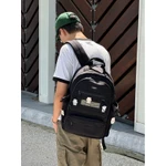 Balo nam nữ đi học đi làm BAMA Mesh Fabric Backpack MF102 chống nước nhiều ngăn laptop 15.6 inch — ảnh 6