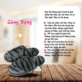 Dép Đi Trong Nhà Mùa Đông Hương Quế DH-15