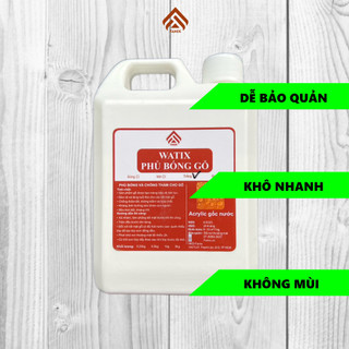 Sơn Phủ Bóng Watix Phủ Bóng Phủ Bóng Gỗ, Phủ Mờ, Chống Thấm Bảo Vệ Gỗ