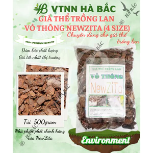 Giá Thể Trồng Lan - Vỏ Thông NewZita (4 SIZE) - Chuyên dùng cho hoa lan, Có thể kết hợp với Dớn cọng, dớn cù lần, rêu r