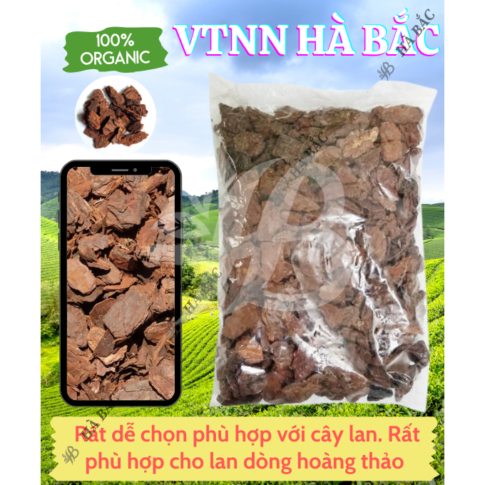 Giá Thể Trồng Lan - Vỏ Thông NewZita (4 SIZE) -  Chuyên dùng cho hoa lan, Có thể kết hợp với Dớn cọng, dớn cù lần, rêu r