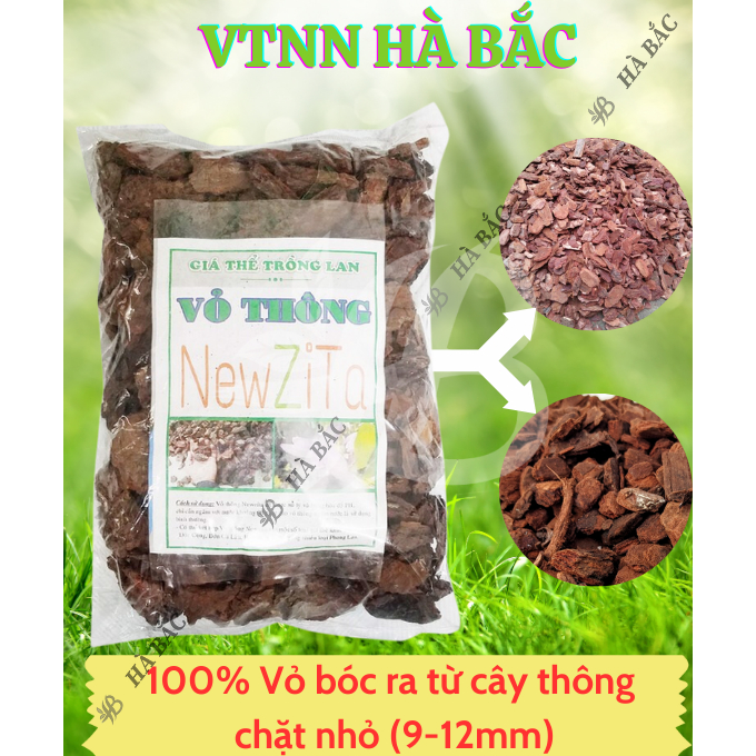 Giá Thể Trồng Lan - Vỏ Thông NewZita (4 SIZE) -  Chuyên dùng cho hoa lan, Có thể kết hợp với Dớn cọng, dớn cù lần, rêu r