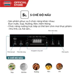 Bếp đơn hồng ngoại Sunhouse SHD6011 - Công suất 2000W - Phím bấm điện tử - 5 chế độ nấu - Bảo hành 12 tháng — ảnh 5