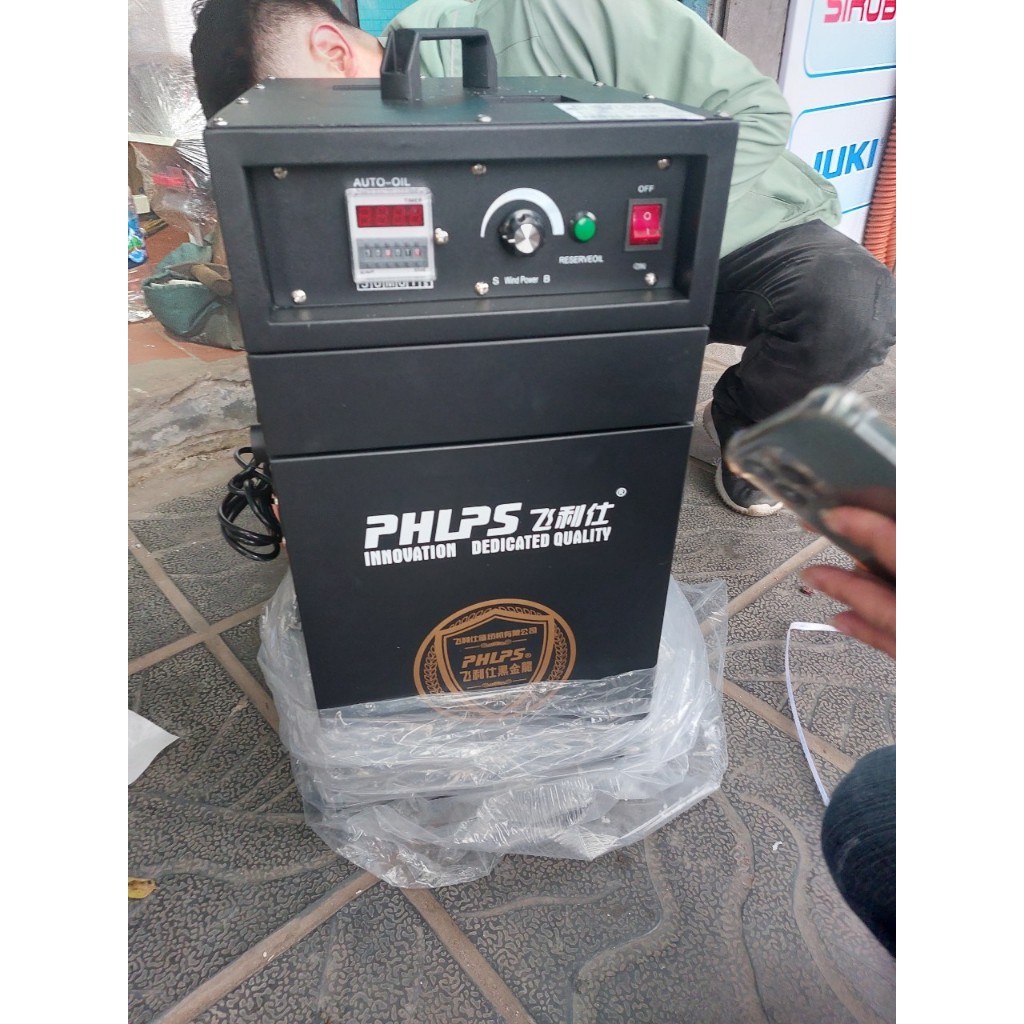 Máy Cắt Chỉ Thừa 2 Đầu Philip – Không Dùng Chổi Than, Phụ Kiện Ngành May
