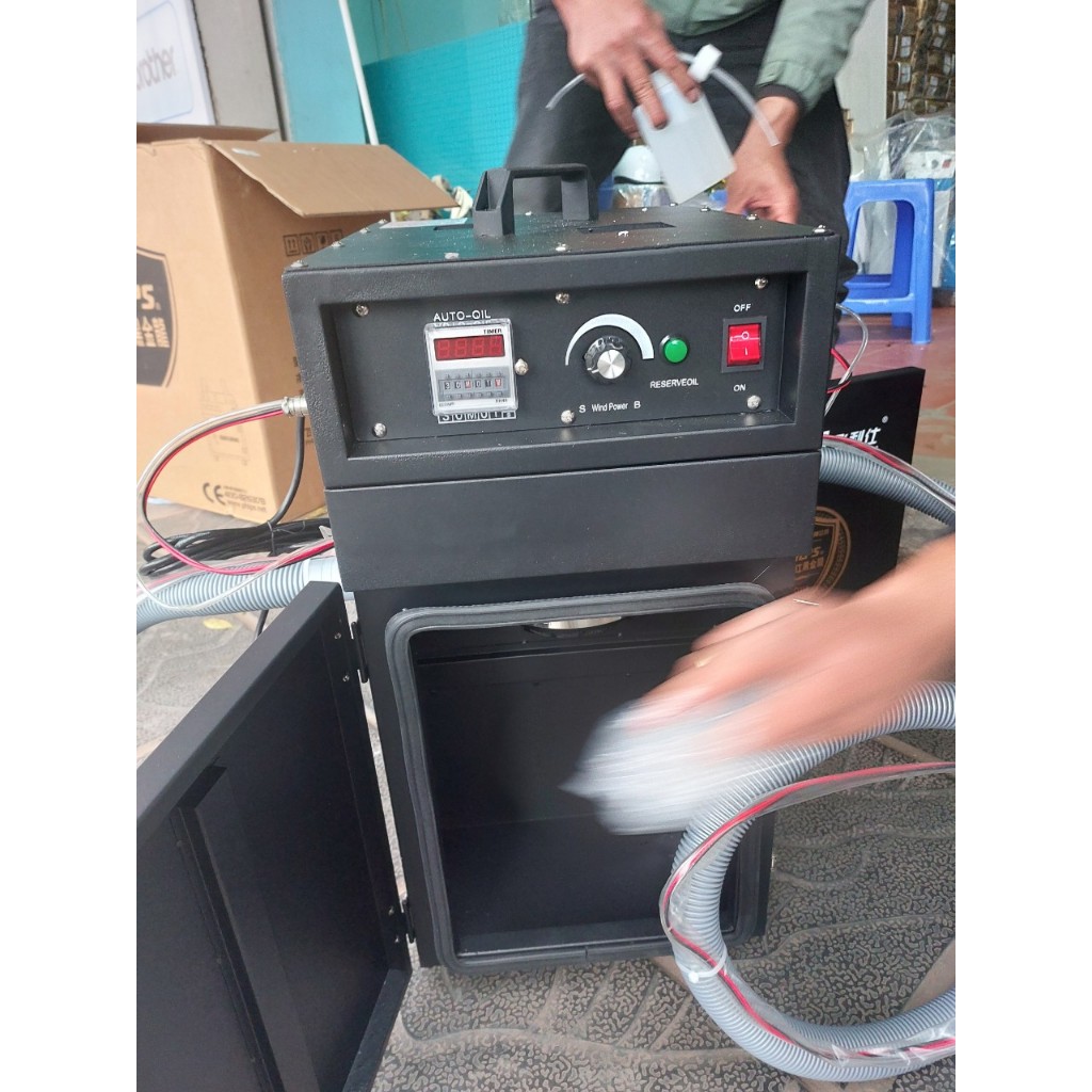 Máy Cắt Chỉ Thừa 2 Đầu Philip – Không Dùng Chổi Than, Phụ Kiện Ngành May