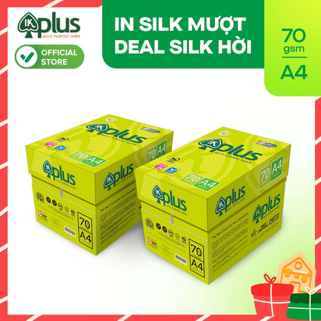 [hỏa Tốc] Combo 2 Thùng Giấy A4 Ik Plus 70gsm Shopee Việt Nam