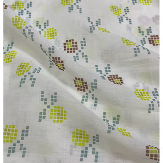 Vải Linen Sợi Tơ In Hoạ Tiết Mềm Mướt Đanh Rũ Mỏng Nhẹ Khổ 1m45