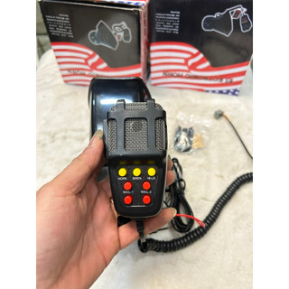 Còi hú police, kèn cảnh báo, báo động,7 nút, lắp xe máy, ô tô, xe tải 12V - 24v
