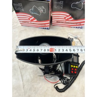 Còi hú police, kèn cảnh báo, báo động,7 nút, lắp xe máy, ô tô, xe tải 12V - 24v
