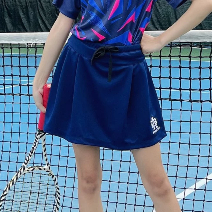 Chân váy tennis - chân váy cầu lông - chân váy thể thao 2 lớp xếp ly có quần trong Chất Thun Lạnh Co Giãn Tốt