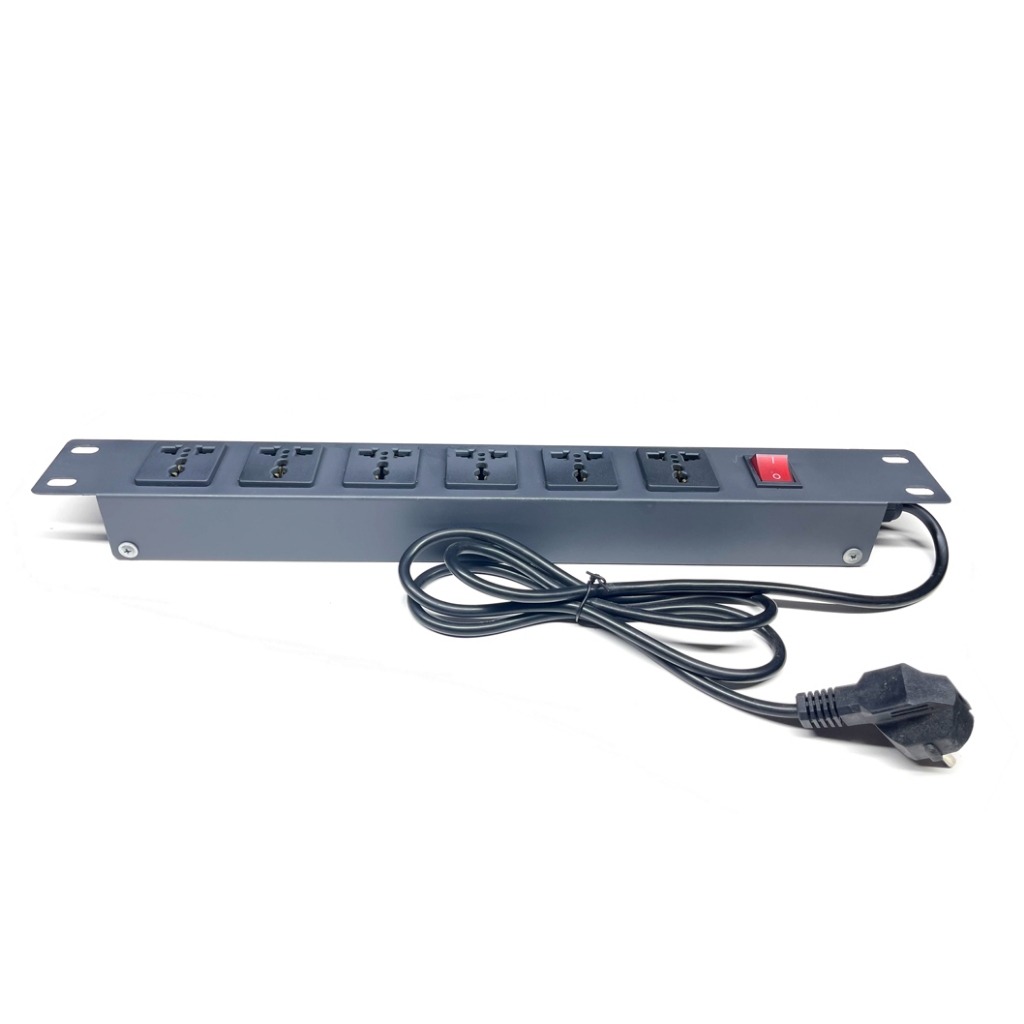 ổ nguồn điện 6 outlet đa năng 19 inch cho tủ rack - tủ mạng | Shopee ...