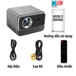 Máy Chiếu KAW KP960 Độ Phân Giải Cao Hỗ Trợ 4K, LED Siêu Bền, Siêu Nét Xem Phim, Bảo Hành 24T — ảnh 3