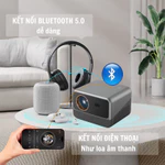 Máy Chiếu KAW KP960 Độ Phân Giải Cao Hỗ Trợ 4K, LED Siêu Bền, Siêu Nét Xem Phim, Bảo Hành 24T — ảnh 4