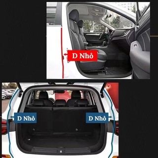 Gioăng Cao Su Chữ D, P, T, Z, U, B Chống Ồn Ô Tô, Dán Cửa Xe Chống Bụi