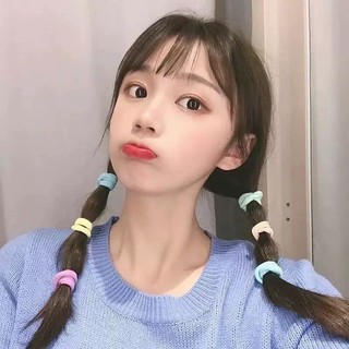 SET HỘP Chun Buộc Tóc Hình ỐNG Màu Trơn Chất Thun Co Giãn HaminStore