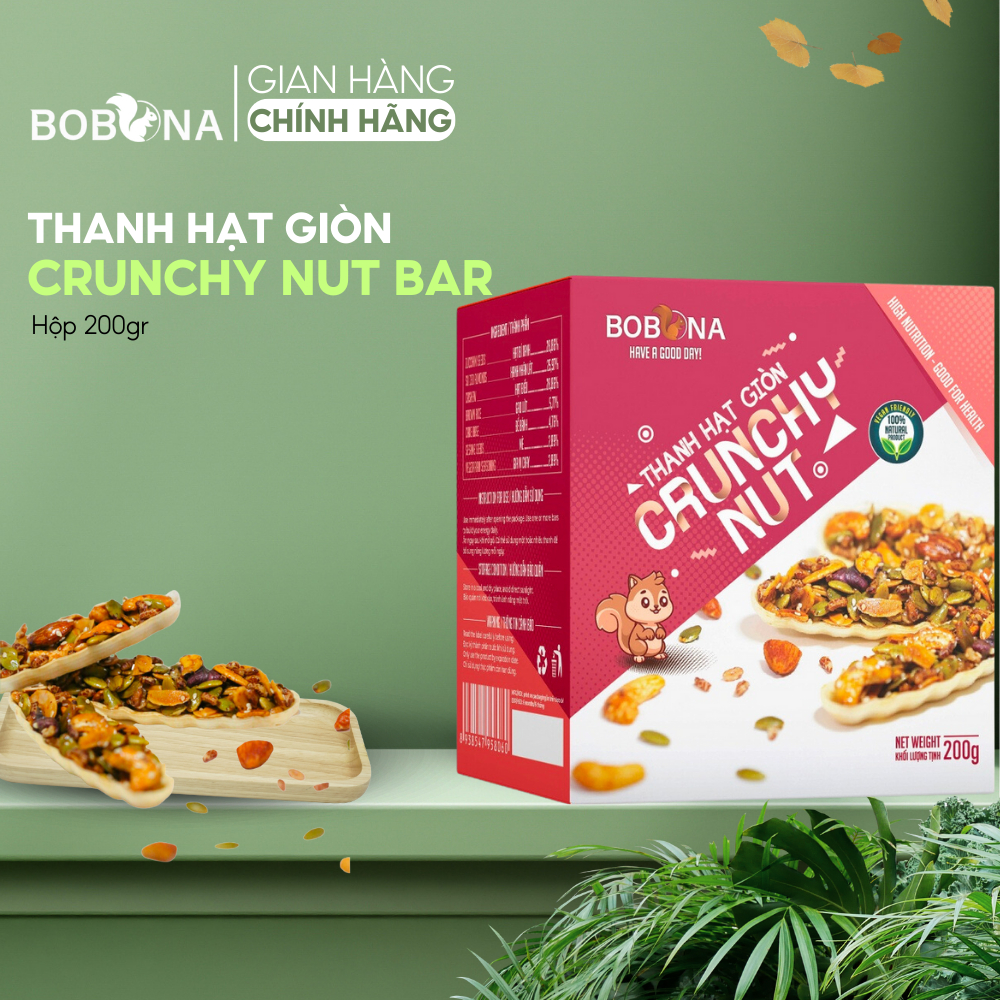 [10 Thanh] Hạt Giòn BOBONA Siêu Hạt Tiện Lợi Sức Khỏe, Tiểu đường - Ăn ...