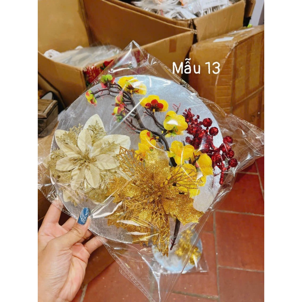 Set Phụ Kiện Trang Trí Tháp Bánh,Tháp Bia,Deco Ngày Tết