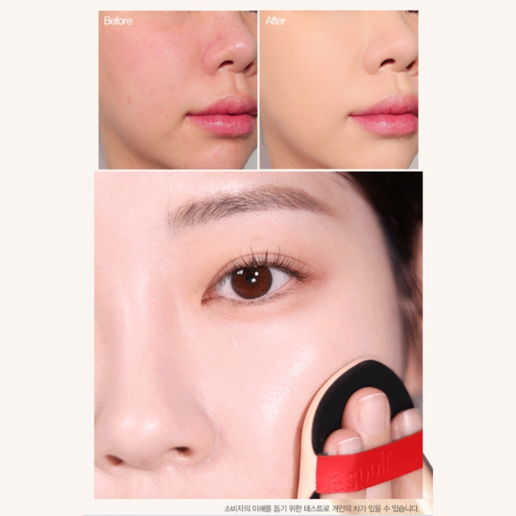 Ảnh Phấn Nước Kiềm Dầu Espoir Pro Tailor Be Velvet Cover Cushion New Class 2024 SPF34 PA++ 13gx2 2