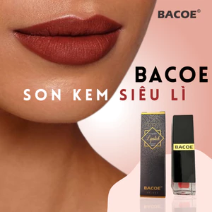 SON KEM BACOE SIÊU LÌ 10 MÀU HỢP KHÔNG KÉN TONE MAKE UP MỀM MÔI MÀU TRẺ TRUNG