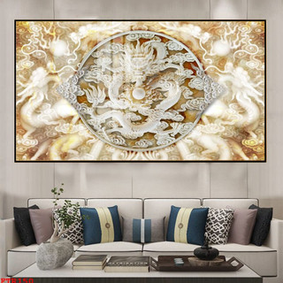 Treo Tường Giáp Thìn 2025 - Tranh Laminate Tráng Gương