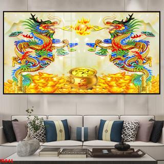 Treo Tường Giáp Thìn 2025 - Tranh Laminate Tráng Gương