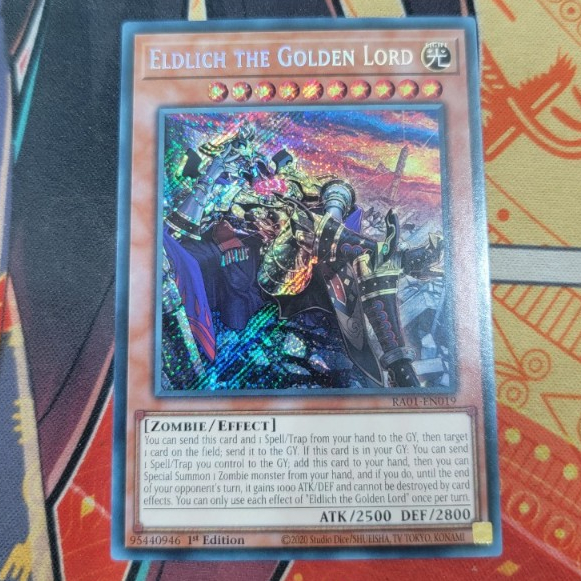 Thẻ Bài Yugioh! Eldlich the Golden Lord (alternate art) - RA01-EN019 ...