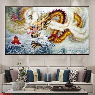Treo Tường Giáp Thìn 2025 (50x100cm) - Tranh Laminate Tráng Gương