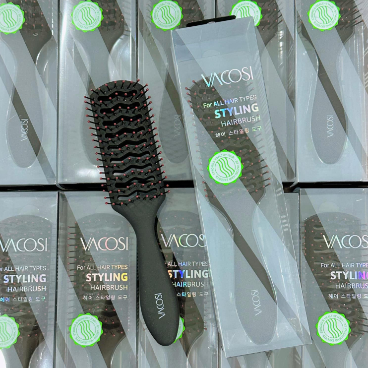 Lược Bán Nguyệt Tạo Kiểu Và Phồng Tóc Vacosi Hair Brush C08