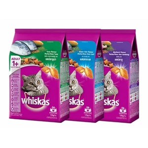Thức Ăn Hạt Khô Whiskas Cho Mèo Túi 1.1kg-3kg