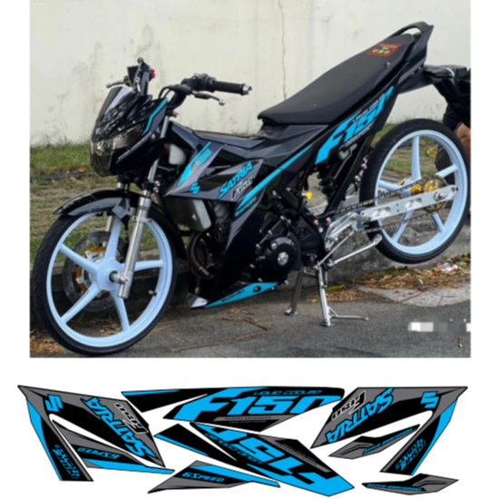 tem rời SATRIA 150 F1 CAO CẤP CHỐNG NƯỚC KHÔNG PHAI MÀU