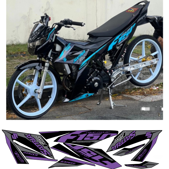 tem rời SATRIA 150 F1 CAO CẤP CHỐNG NƯỚC KHÔNG PHAI MÀU