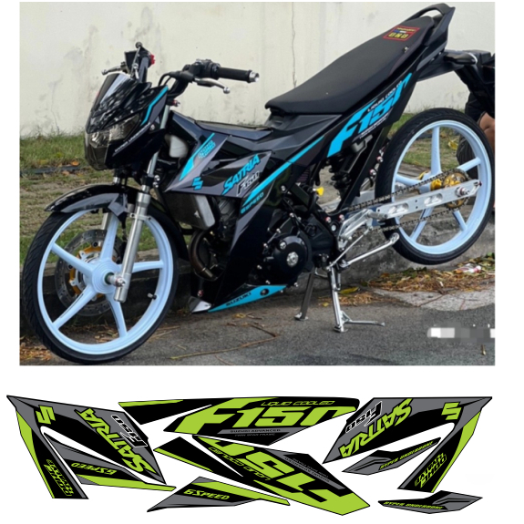 tem rời SATRIA 150 F1 CAO CẤP CHỐNG NƯỚC KHÔNG PHAI MÀU