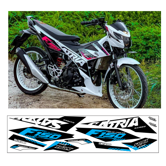 tem rời SATRIA 150 F1 mẫu hót chống nước không phai màu