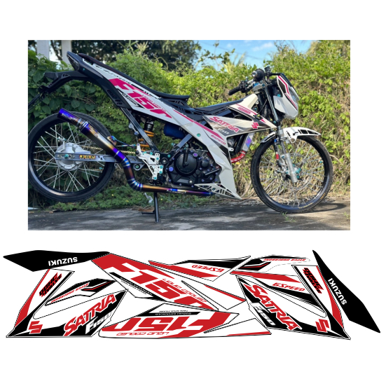 tem rời SATRIA 150 F1 cao cấp chống nước khong phai màu
