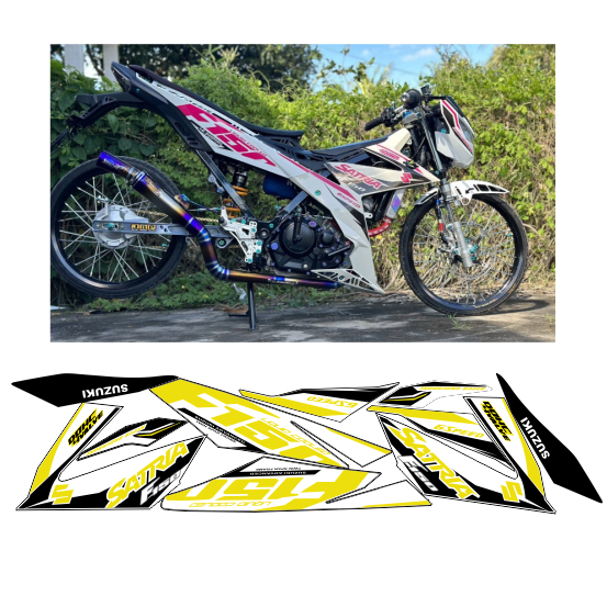 tem rời SATRIA 150 F1 cao cấp chống nước khong phai màu
