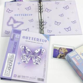 Binder A5 Bản Special Album Rỗng Sổ Đựng Card Bo Góc Thần Tượng Kpop Butterfly Timo VPBL15