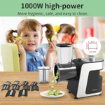 Máy cắt rau củ đa chức năng dụng , 5 Lưỡi Dao Cắt đồ bào rau củ đa năng Thái Lát cụ bào sợi(CANMEKY) — ảnh 5