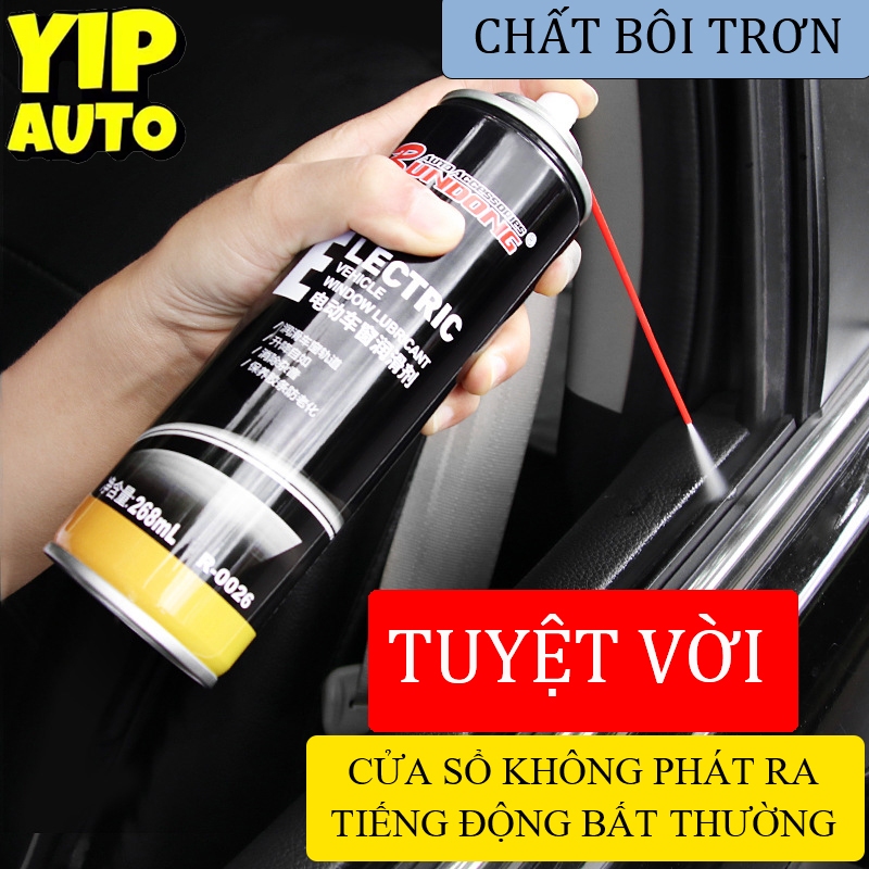 Chai xịt bôi trơn YIPAUTO xịt chống kẹt kính chai xịt bôi trơn gioăng kính