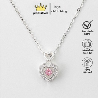 Dây chuyền trái tim new , bạc 925 hàng hót trend - JENA SLIVER