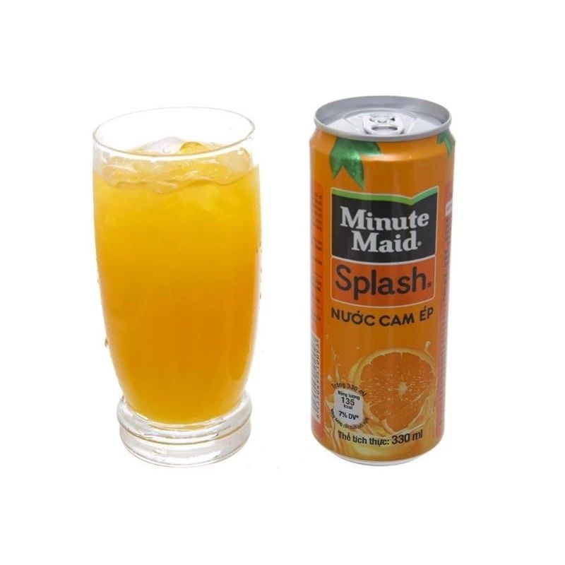 thùng 24 lon cam ép splash 320ml | Shopee Việt Nam