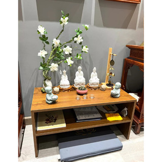 Kệ gỗ treo cây, giá treo cây, đế treo chuông gió quan âm, treo khánh phật phong thủy
