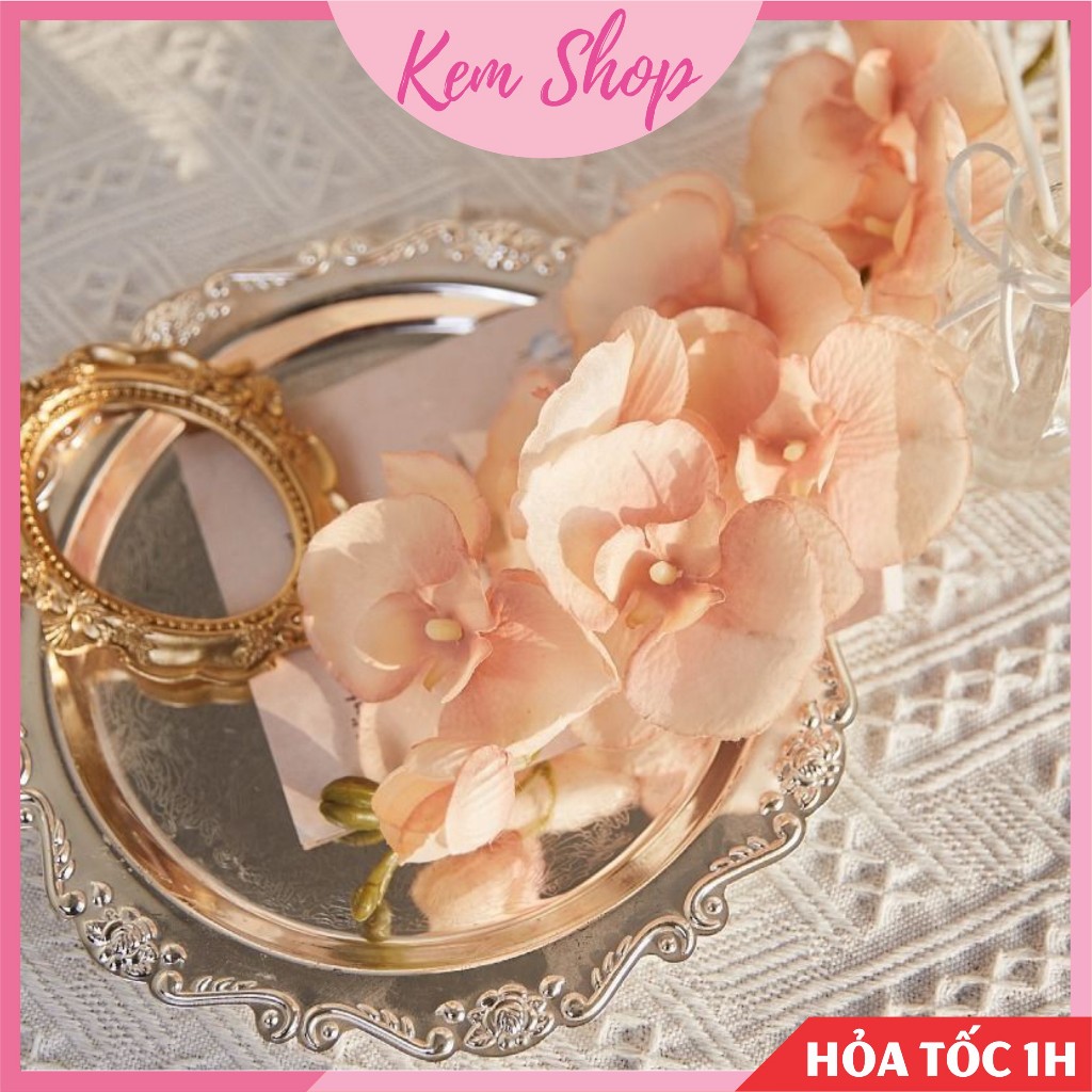 Cành hoa lan giả trang trí Tết, đám cưới, giỏ quà lễ Tết - K365
