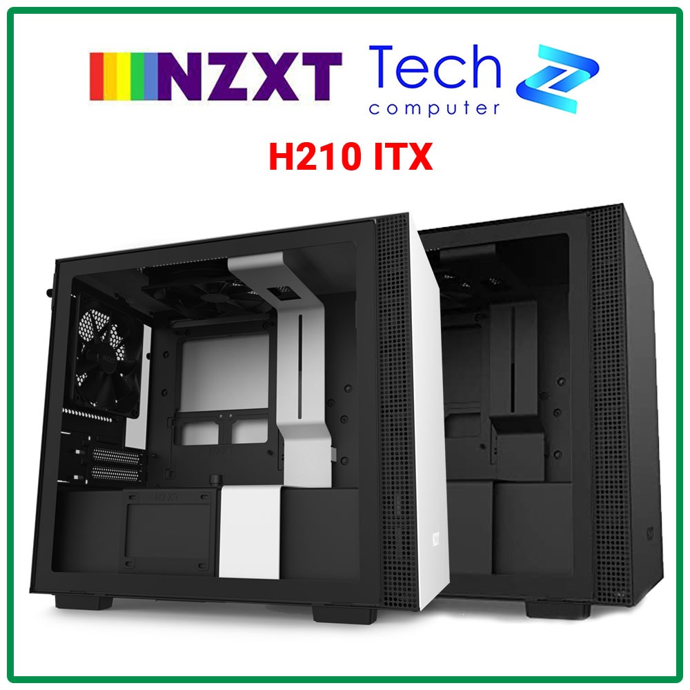 Itx Tower H210 Itx CASE NZXT H210 MATTE WHITE MINI TOWER – Máy - Main Image