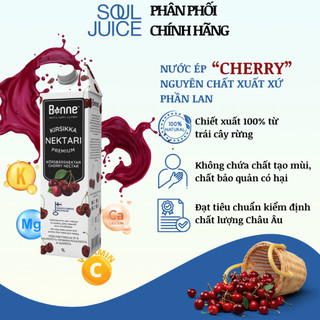 Một Thùng Nước Ép Cherry Bonne - 12 hộp
