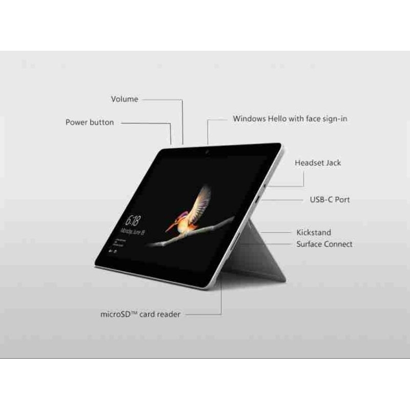 (Hàng cũ) MTB Microsoft suface go 1-2 .1824(go1)/1926(go 2) kèm phím +sạc.R4/8G.64/128G.hinh thức đẹp 95%