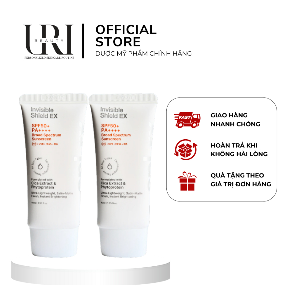 [Chính Hãng] EPI-RX Invisible Shield EX – Kem Chống Nắng Phổ Rộng Kiềm Dầu 40ml
