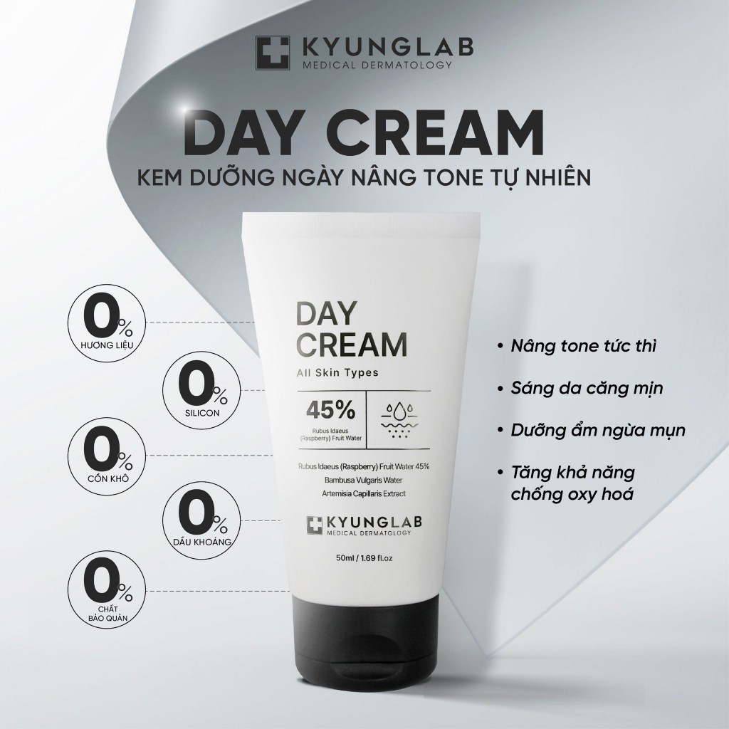 Kem ngày nâng tone dưỡng trắng da KyungLab Day Cream 50ml